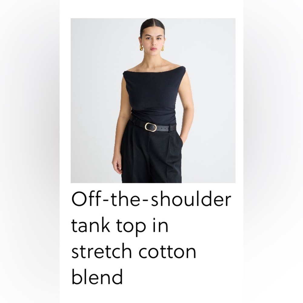 Off shoulder tank top